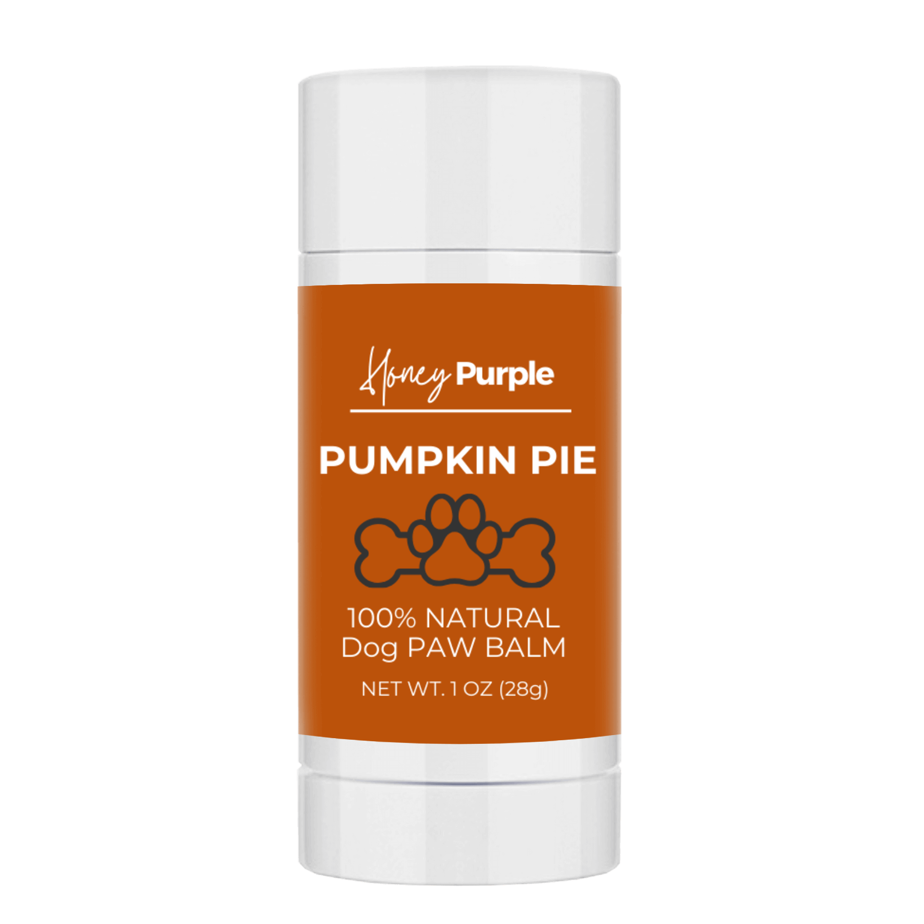 Pumpkin Pie | All Natural Lick-Safe Dog Balm for Paws and Nose - Honey Purple