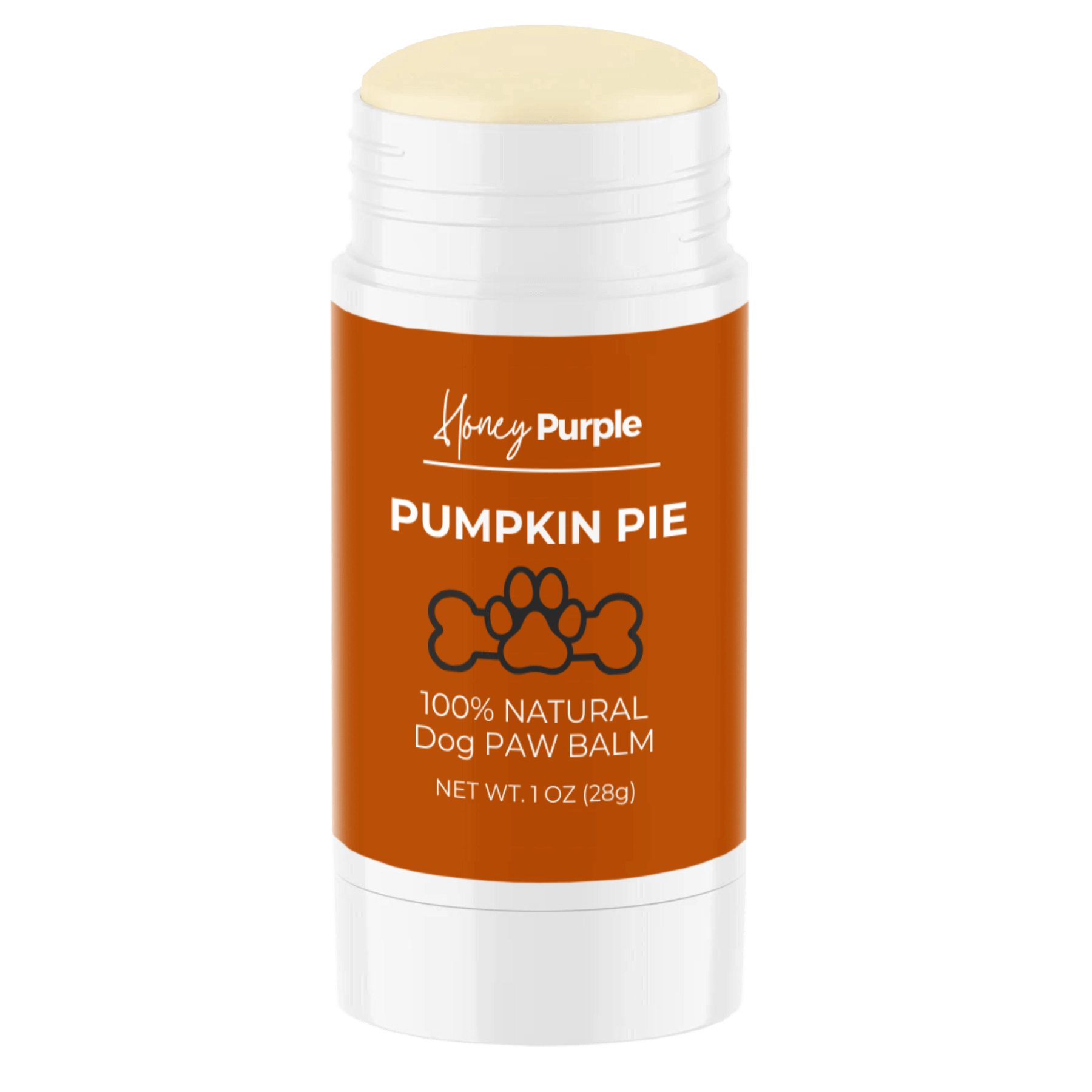 Pumpkin Pie | All Natural Lick-Safe Dog Balm for Paws and Nose - Honey Purple