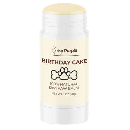 Birthday Cake | All Natural Lick-Safe Dog Balm for Paws and Nose - Honey Purple