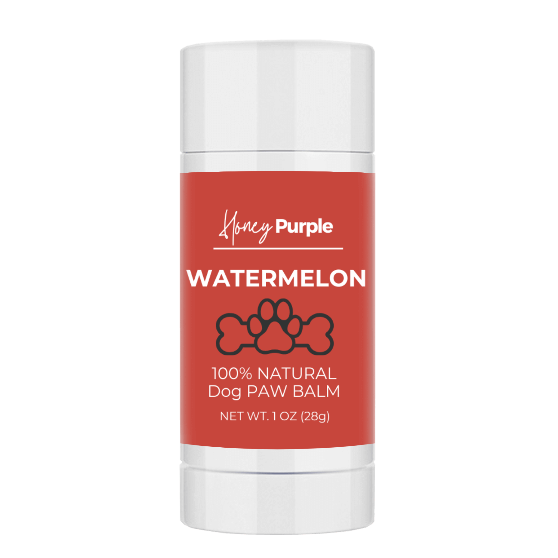 Watermelon | All Natural Lick-Safe Dog Balm for Paws and Nose - Honey Purple