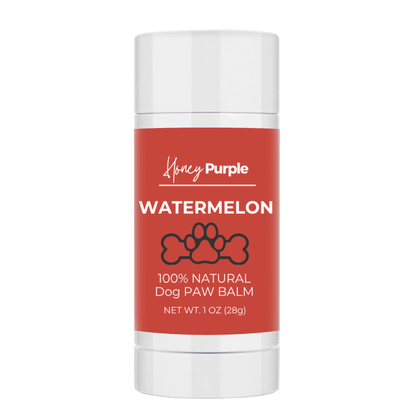 Watermelon | All Natural Lick-Safe Dog Balm for Paws and Nose - Honey Purple