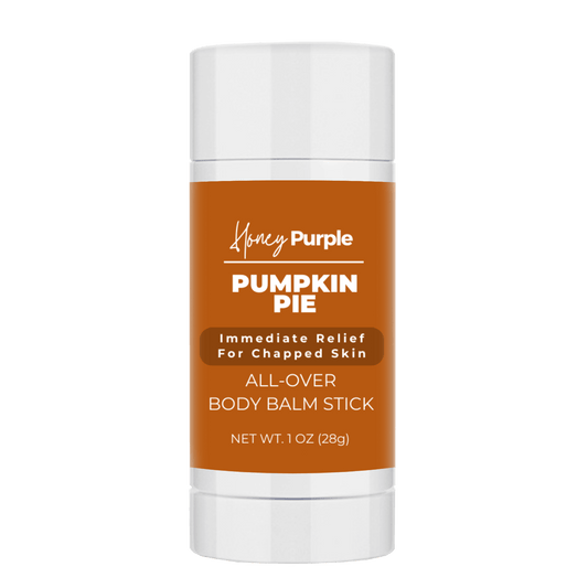 Pumpkin Pie | 100% Natural All Over Body Balm Stick / Lotion Bar - Honey Purple