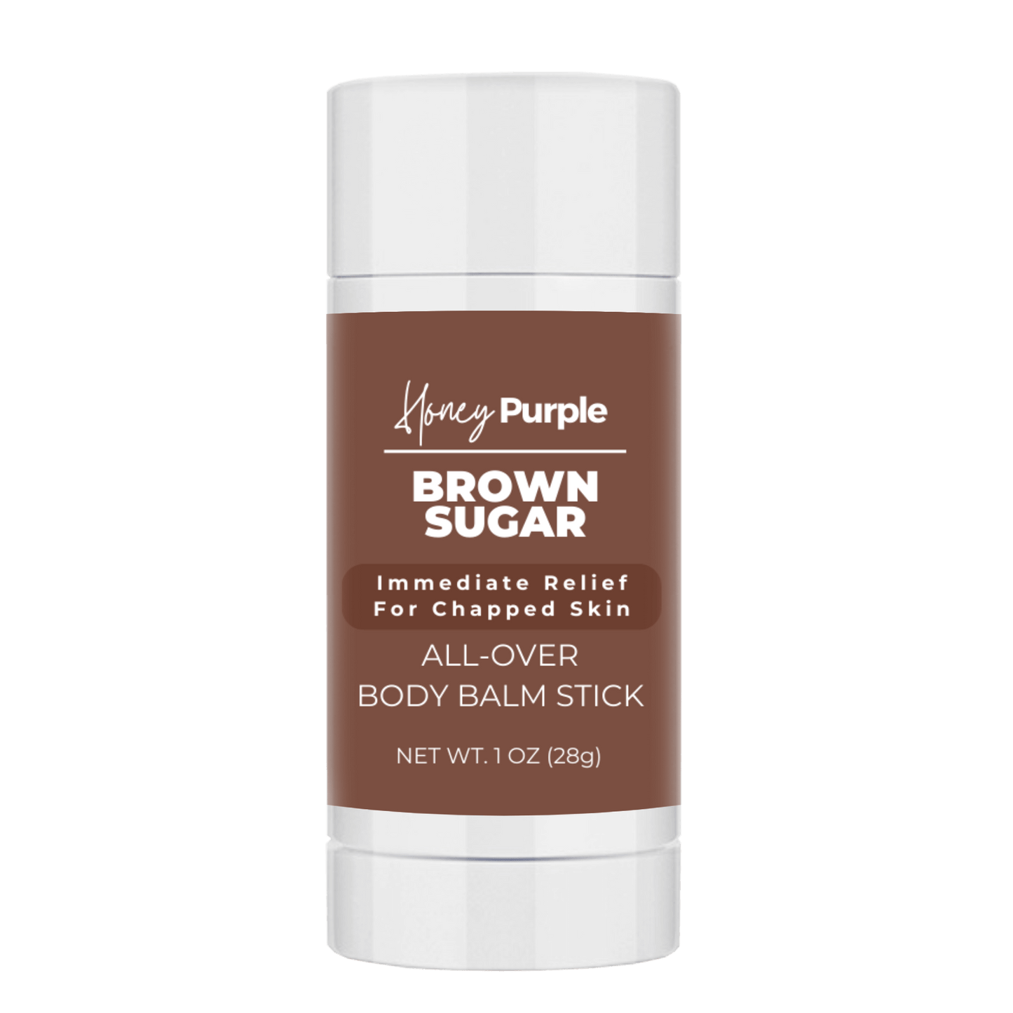 Brown Sugar | All Natural All Over Body Balm Stick / Lotion Bar - Honey Purple