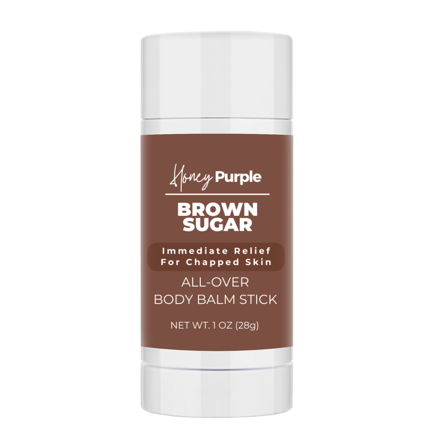 Brown Sugar | All Natural All Over Body Balm Stick / Lotion Bar - Honey Purple