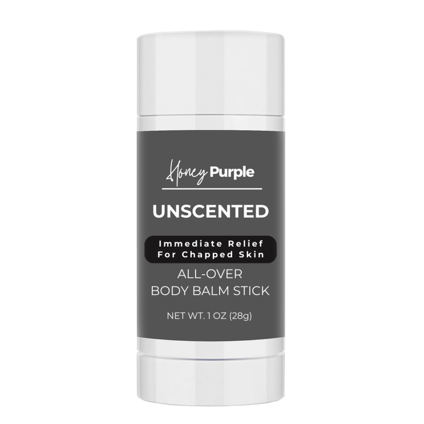 Unscented | 100% Natural All Over Body Balm Stick / Lotion Bar - Honey Purple