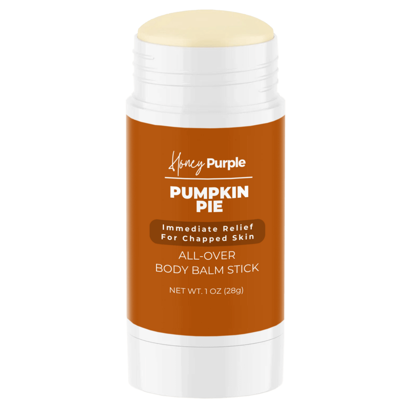 Pumpkin Pie | 100% Natural All Over Body Balm Stick / Lotion Bar - Honey Purple