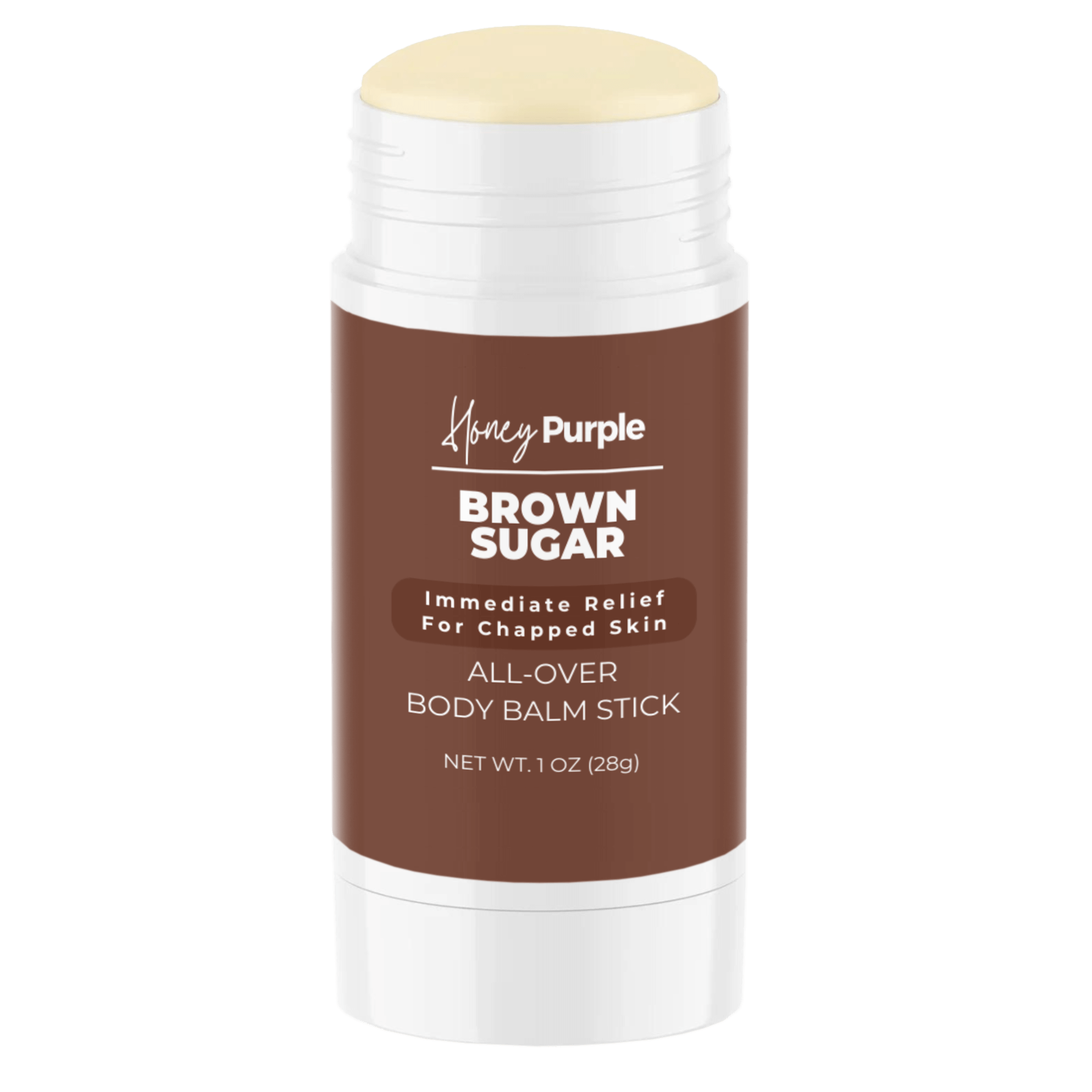 Brown Sugar | All Natural All Over Body Balm Stick / Lotion Bar - Honey Purple