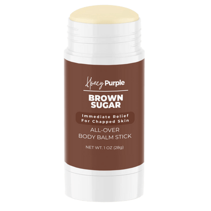 Brown Sugar | All Natural All Over Body Balm Stick / Lotion Bar - Honey Purple