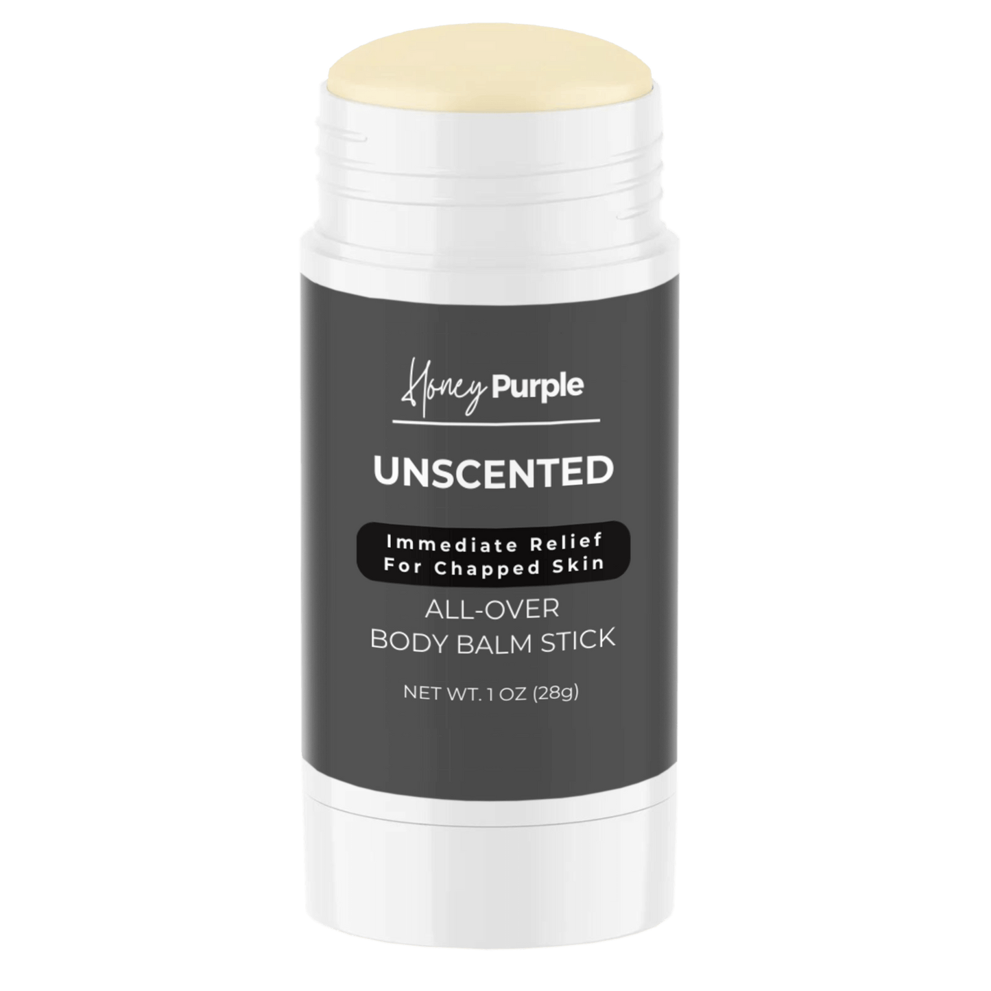 Unscented | 100% Natural All Over Body Balm Stick / Lotion Bar - Honey Purple