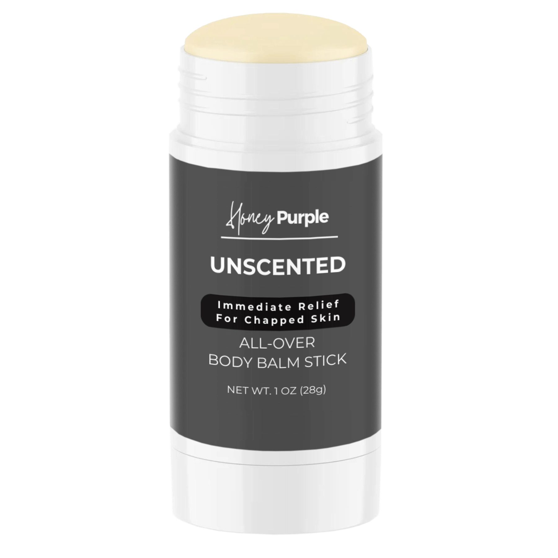 Unscented | 100% Natural All Over Body Balm Stick / Lotion Bar - Honey Purple