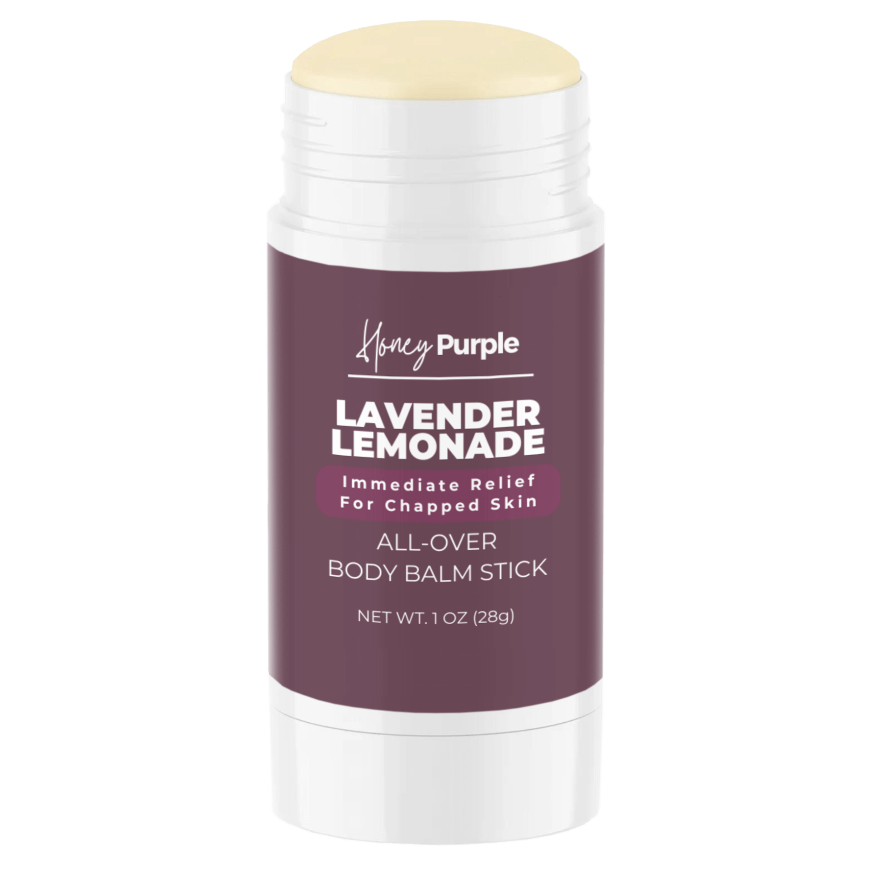 Lavender Lemonade | 100% Natural All Over Body Balm Stick / Lotion Bar - Honey Purple